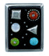Multicolor Inlay Jewelry Southwest Silver Ring Size 5-1/2 MW74000